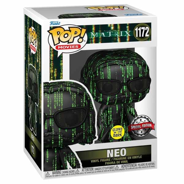 POP! Movies: Neo (Matrix 4) Special Edition (Glows in Dark) POP! Movies: Neo (Matrix 4) Special Edition (Glows in Dark)