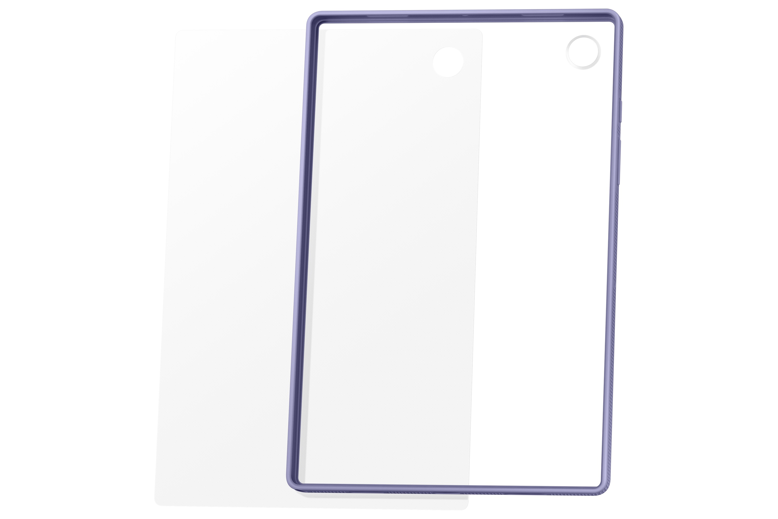 Pouzdro Clear Edge Cover pro Samsung Galaxy Tab A8 10.5 (2021), lavender