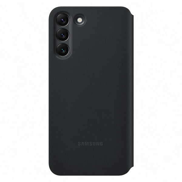 Pouzdro Clear View Cover pro Samsung Galaxy S22 Plus, black Pouzdro Clear View Cover pro Samsung Galaxy S22 Plus, black