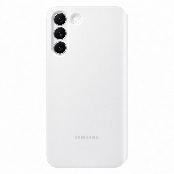 Pouzdro Clear View Cover pro Samsung Galaxy S22 Plus, white