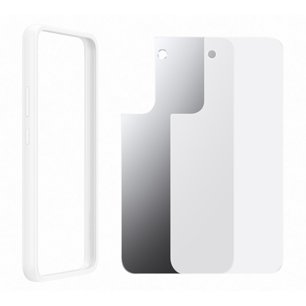 Pouzdro Frame Cover pro Samsung Galaxy S22 Plus, white Pouzdro Frame Cover pro Samsung Galaxy S22 Plus, white