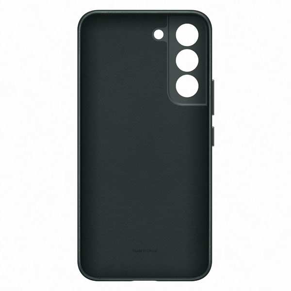 Pouzdro Leather Cover pro Samsung Galaxy S22, green