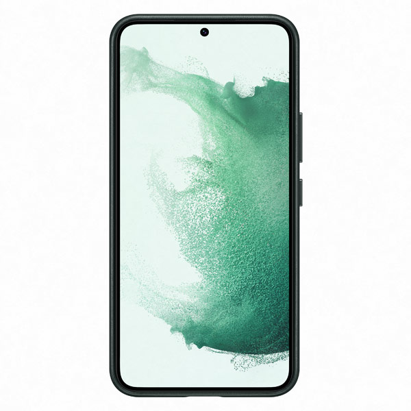 Pouzdro Leather Cover pro Samsung Galaxy S22, green