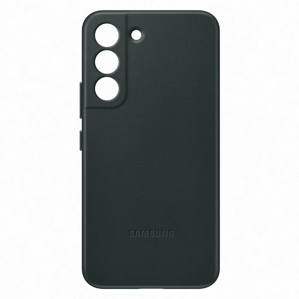 Pouzdro Leather Cover pro Samsung Galaxy S22, green