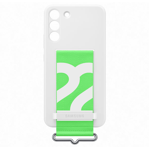 Pouzdro Silicone Strap Cover pro Samsung Galaxy S22 Plus, white