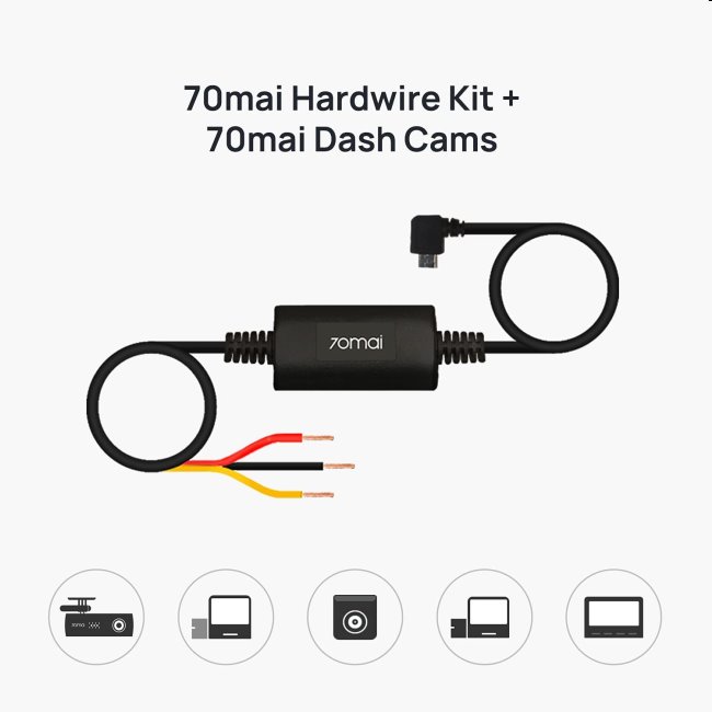 70Mai Hardware Kit pro nepřetržitou ochranu automobilu