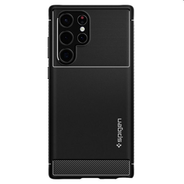 Pouzdro Spigen Rugged Armor pro Samsung Galaxy S22 Ultra, černé Pouzdro Spigen Rugged Armor pro Samsung Galaxy S22 Ultra, černé