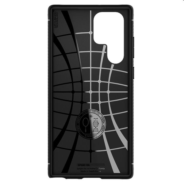 Pouzdro Spigen Rugged Armor pro Samsung Galaxy S22 Ultra, černé Pouzdro Spigen Rugged Armor pro Samsung Galaxy S22 Ultra, černé
