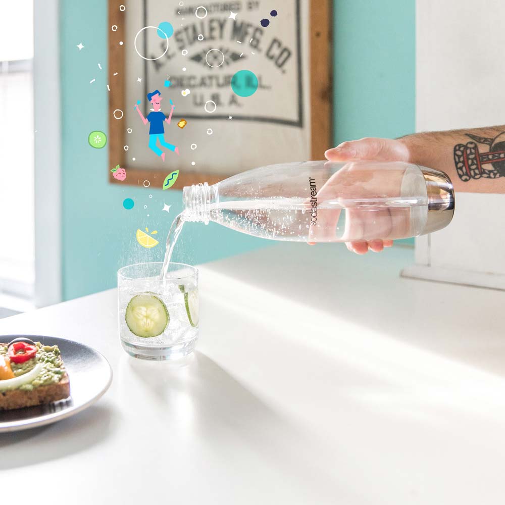 SodaStream One Touch, bílý