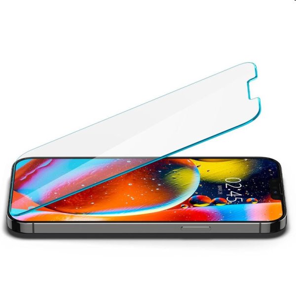 Tvrzené sklo Spigen tR ez Fit pro Apple iPhone 14/13/13 Pro, 2 kusy
