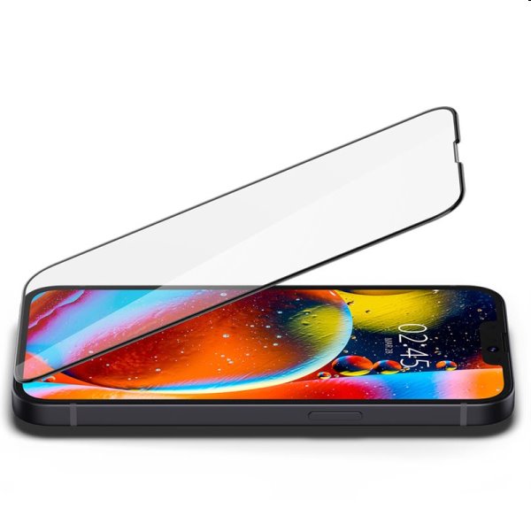 Tvrzené sklo Spigen tR Slim HD pro Apple iPhone 13 mini, černé