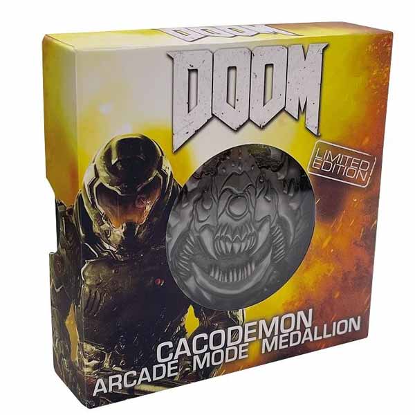 Sběratelský medailon Cacodemon Level Up (Doom)