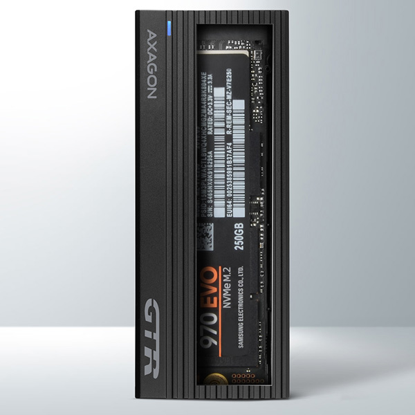 AXAGON EEM2-GTR USB-C 3.2 Gen2 - M.2 NVMe SSD THIN RIB 42-80 mm box