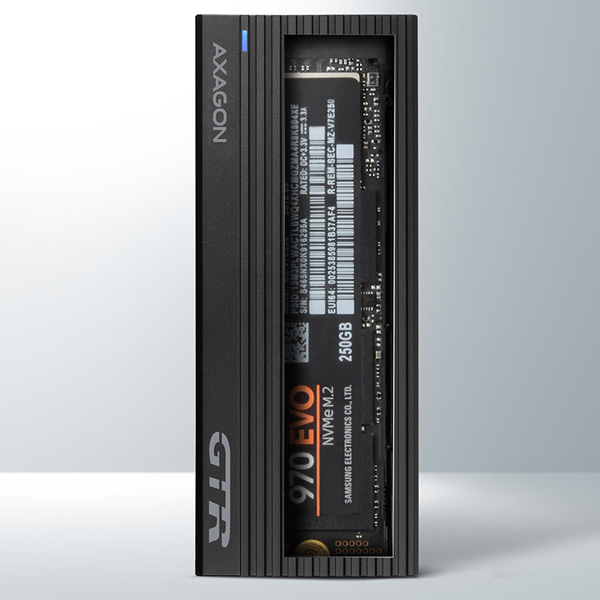 AXAGON EEM2-GTR USB-C 3.2 Gen2 - M.2 NVMe SSD THIN RIB 42-80 mm box AXAGON EEM2-GTR USB-C 3.2 Gen2 - M.2 NVMe SSD THIN RIB 42-80 mm box