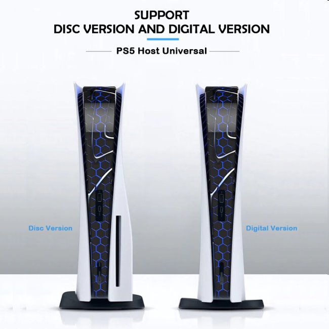 Dekorativní kryt iPega P5018A pro PlayStation 5, red