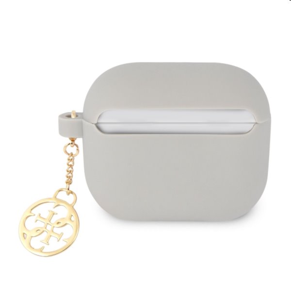 GUESS silikónový obal pro Apple AirPods 3 (GUA3LSC4EG), šedý GUESS silikónový obal pro Apple AirPods 3 (GUA3LSC4EG), šedý
