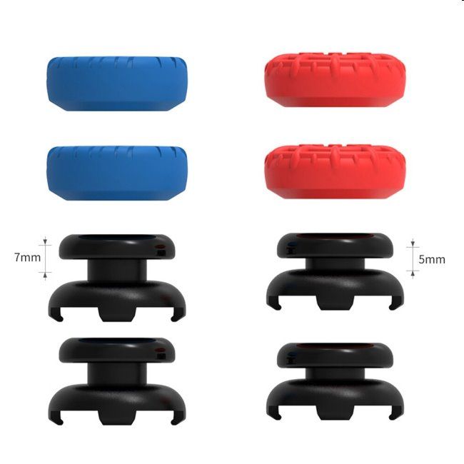 iPega P5029 PlayStation 4/5 controller cap set, red/blue iPega P5029 PlayStation 4/5 controller cap set, red/blue
