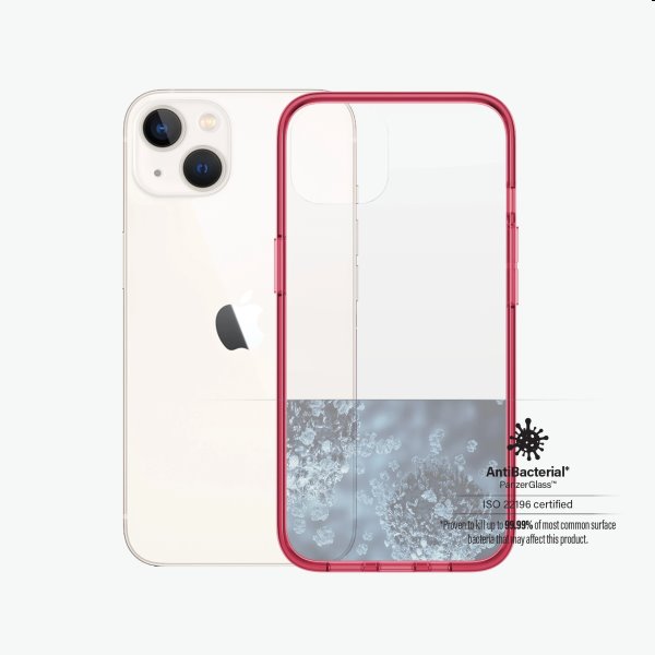 Pouzdro PanzerGlass ClearCaseColor AB pro Apple iPhone 13, růžové