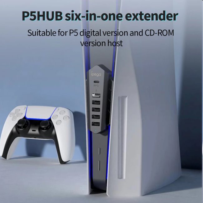 USB/USB-C HUB iPega P5036 pro PlayStation 5