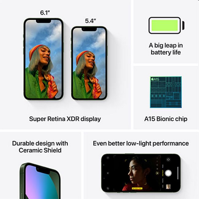 Apple iPhone 13 128GB, green Apple iPhone 13 128GB, green