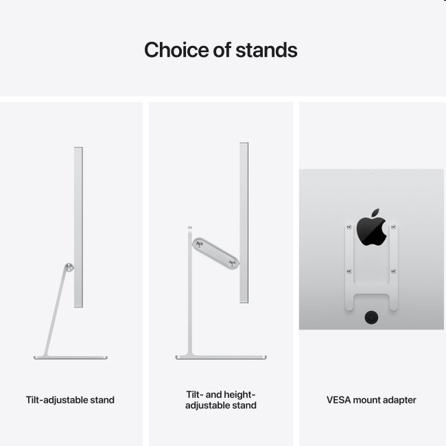 Apple Studio Display 27" Nano-Texture Glass (s adaptérem držáka VESA) Apple Studio Display 27" Nano-Texture Glass (s adaptérem držáka VESA)