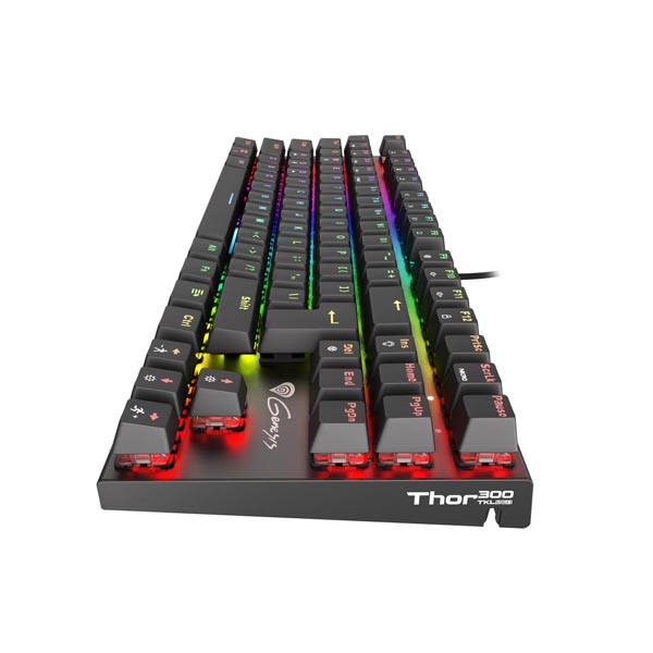 Genesis Thor 300 RGB Herní klávesnice US Layout, Outemu Red