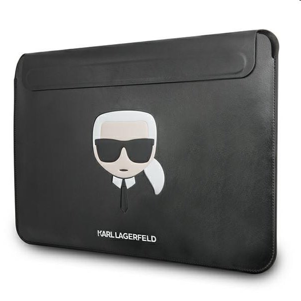Karl Lagerfeld Head Embossed Computer Sleeve 16", černé