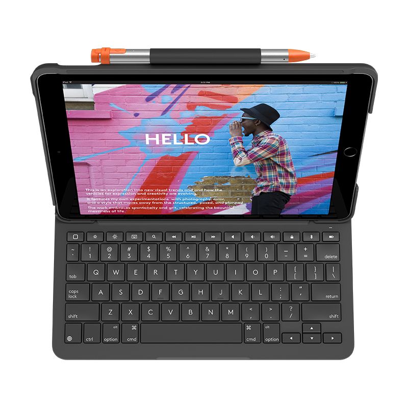 Logitech SLIM FOLIO pre iPad 7., 8. a 9.gen. - GRAPHITE - CZ/SK Logitech SLIM FOLIO pre iPad 7., 8. a 9.gen. - GRAPHITE - CZ/SK