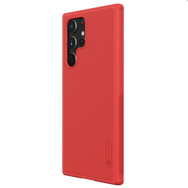 Pouzdro Nillkin Super Frosted PRO pro Samsung Galaxy S22 Ultra, červené