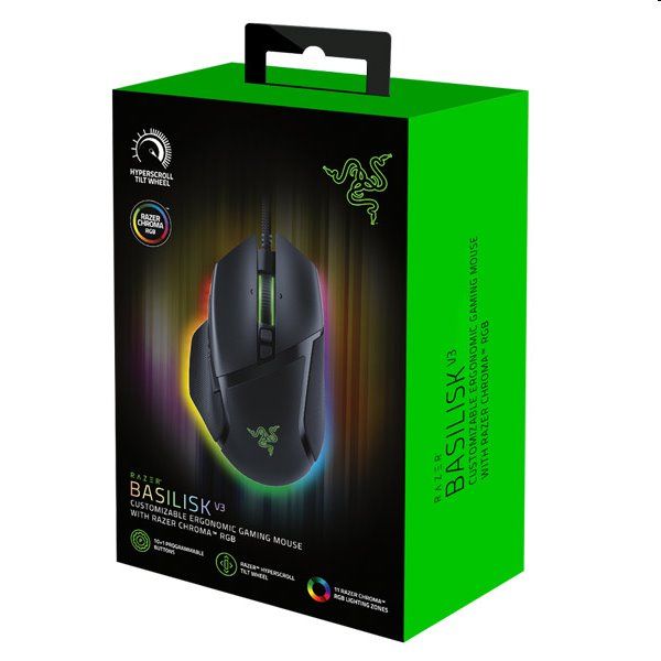Razer Basilisk V3 - OPENBOX (Rozbalené zboží s plnou zárukou)
