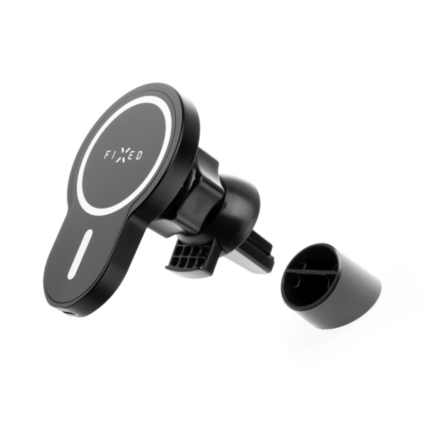 FIXED MagClick Magnetický držák s bezdrátovým nabíjením na palubní desku, 15 W, černý FIXED MagClick Magnetický držák s bezdrátovým nabíjením na palubní desku, 15 W, černý