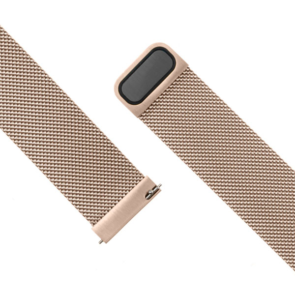 FIXED Mesh Nerezový řemínek pro Smart Watch 20 mm, zlato-růžový FIXED Mesh Nerezový řemínek pro Smart Watch 20 mm, zlato-růžový