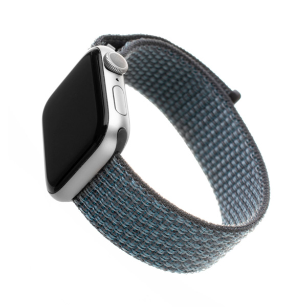 FIXED Nylonový řemínek pro Apple Watch 42/ 44/ 45 mm, tmavé šedý FIXED Nylonový řemínek pro Apple Watch 42/ 44/ 45 mm, tmavé šedý