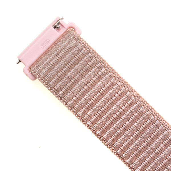 FIXED Nylonový řemínek pro Smart Watch 20 mm, růžovo-zlatý