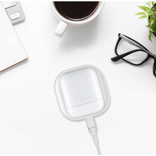 FIXED PodsPad Bezdrátová nabíječka pro TWS, 5 W, bílá FIXED PodsPad Bezdrátová nabíječka pro TWS, 5 W, bílá