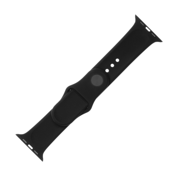 FIXED Set silikonových řemínků pro Apple Watch 38/40/41 mm, černý