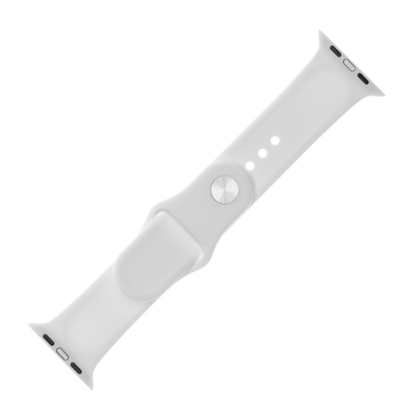 FIXED Set silikonových řemínků pro Apple Watch 42/44/45 mm, bílý FIXED Set silikonových řemínků pro Apple Watch 42/44/45 mm, bílý