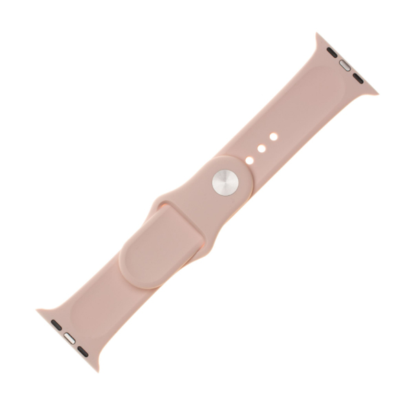 FIXED Set silikonových řemínků pro Apple Watch 42/44/45 mm, růžový FIXED Set silikonových řemínků pro Apple Watch 42/44/45 mm, růžový