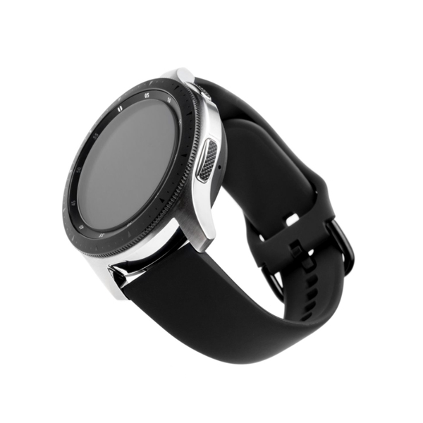FIXED Silikonový řemínek se šířkou 20 mm pro smartwatch, černý FIXED Silikonový řemínek se šířkou 20 mm pro smartwatch, černý