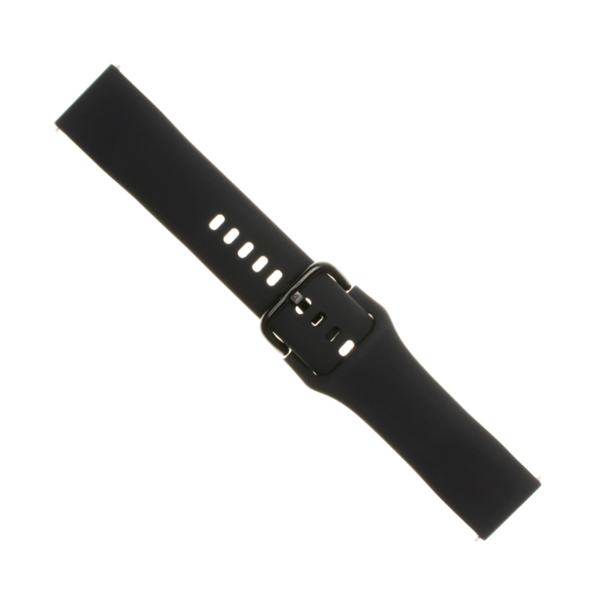 FIXED Silikonový řemínek se šířkou 20 mm pro smartwatch, černý FIXED Silikonový řemínek se šířkou 20 mm pro smartwatch, černý