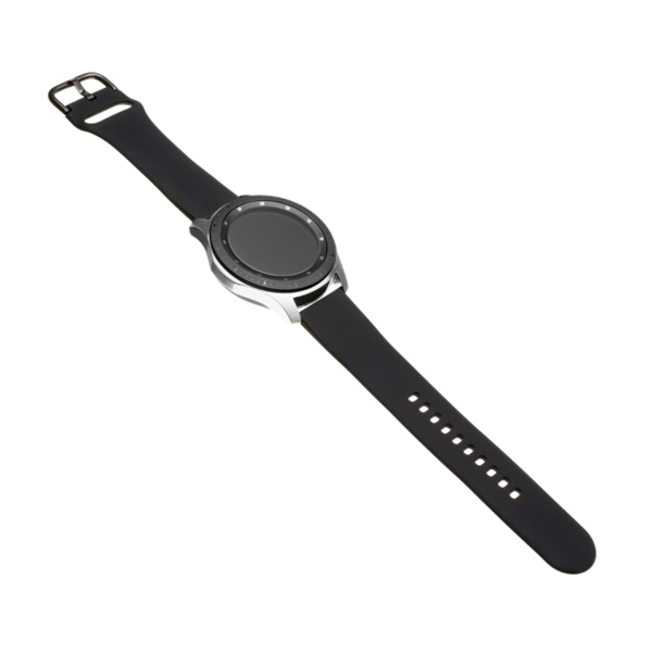 FIXED Silikónový řemínek Strap se šírkou 22 mm pro smartwatch, černý