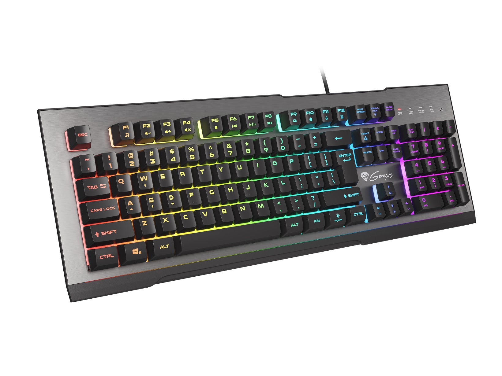 Genesis Rhod 500 RGB Keyboard CZ/SK layout