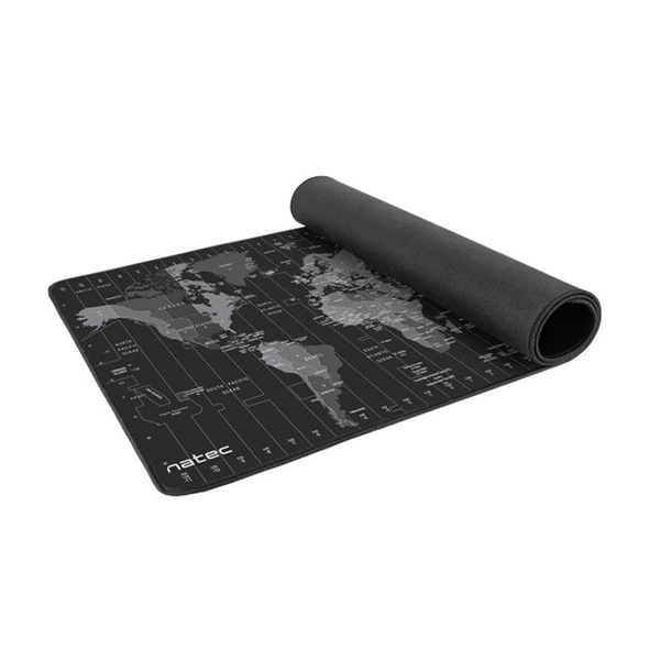 Maxi podložka Natec Maxi Mousepad Time Zone Map