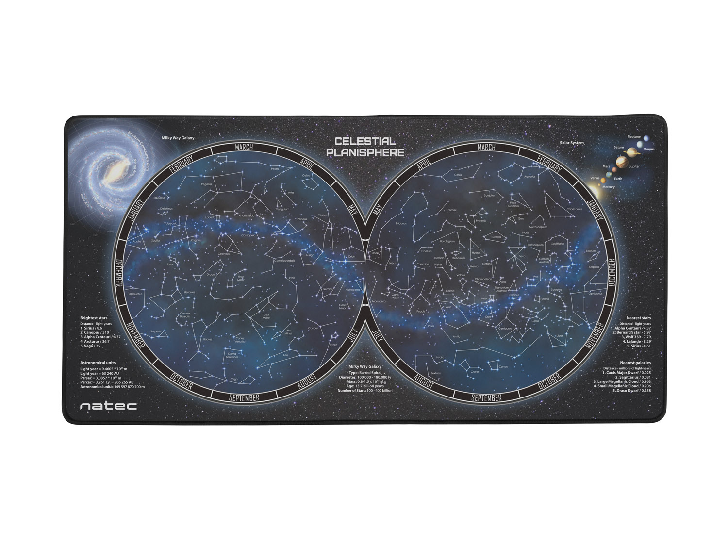 Natec Maxi Mousepad UNIVERSE Natec Maxi Mousepad UNIVERSE
