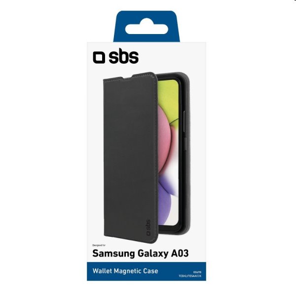 Pouzdro SBS Book Wallet Lite pro Samsung Galaxy A03, černé Pouzdro SBS Book Wallet Lite pro Samsung Galaxy A03, černé