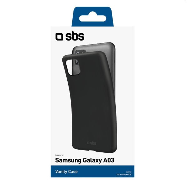 Puzdro SBS Vanity pro Samsung Galaxy A03, černé