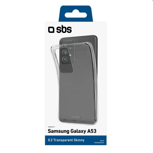SBS pouzdro Skinny pro Samsung Galaxy A53, transparent SBS pouzdro Skinny pro Samsung Galaxy A53, transparent