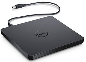 Dell externí tenká disková mechanika DVD+/–RW připojení USB 2.0