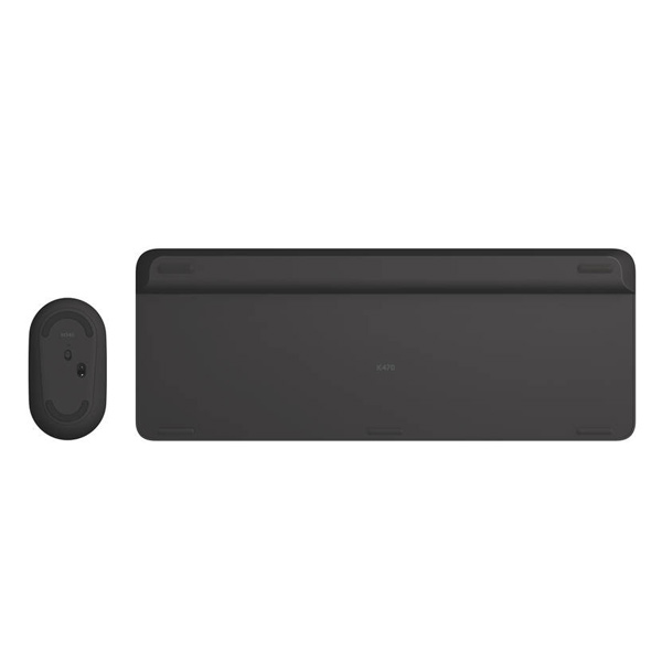 Logitech Slim Wireless Combo MK470 - CZ/SK, Graphite Logitech Slim Wireless Combo MK470 - CZ/SK, Graphite
