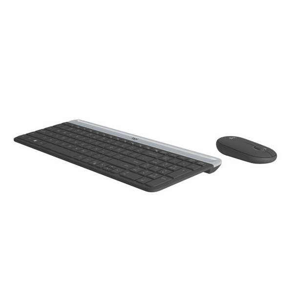 Logitech Slim Wireless Combo MK470 - CZ/SK, Graphite Logitech Slim Wireless Combo MK470 - CZ/SK, Graphite